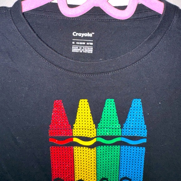 Crayola, girls matching leggings set, size 6X - Picture 2 of 4